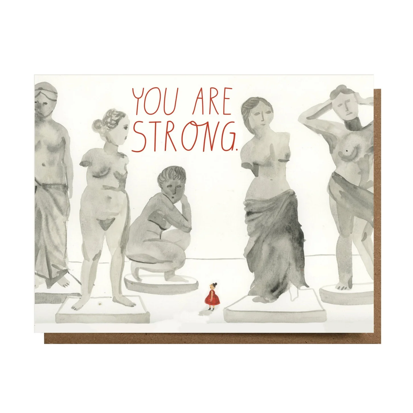 You Are Strong Greeting Card - Image 2